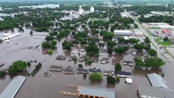 Drone footage shows floods in Iowa’s Rock Valley – MASHAHER