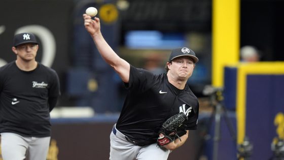 Yankees’ Gerrit Cole dominates in 3 1/3 scoreless innings in first rehab start – MASHAHER