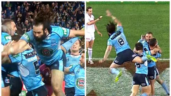 Aaron Woods try celebration, NSW Blues, Fox League podcast, infamous footage, reveal, news, highlights, video, 2016 series – MASHAHER