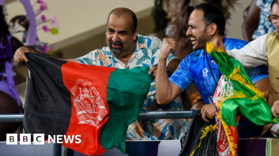 Afghans celebrate famous win over Australia – MASHAHER