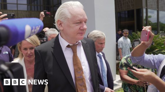 Watch: Moment Julian Assange walks free from court – MASHAHER