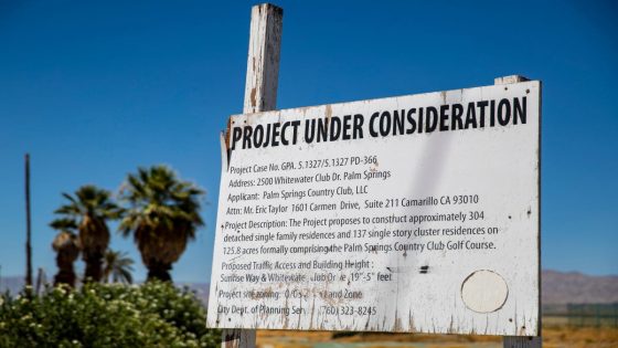 New developer revives plan to build 386 homes at old Palm Springs Country Club – MASHAHER