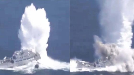 Chinese Navy Submarine’s Torpedo Seen Destroying Amphibious Landing Ship – MASHAHER