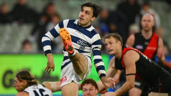 Geelong continue hoodoo over Bombers at wet MCG – MASHAHER