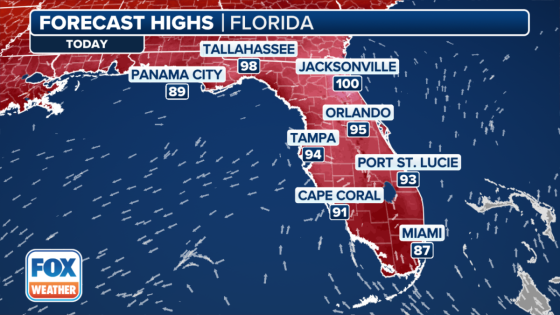 Tropical deluge surging into Florida means rainy week ahead with flooding potential – MASHAHER