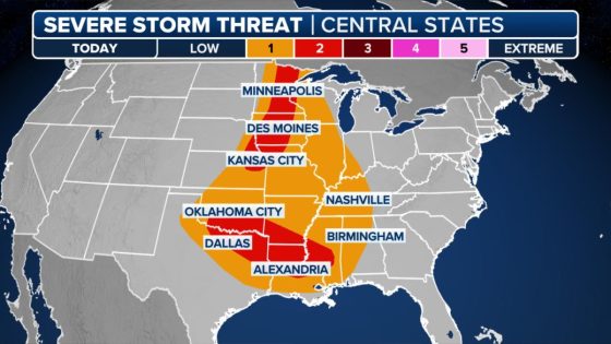 Severe storms, flash flooding threaten over 1,300-mile stretch across US – MASHAHER