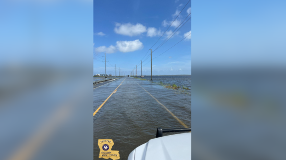 Rising tide from Tropical Storm Alberto causes flooding on Louisiana roadways – MASHAHER