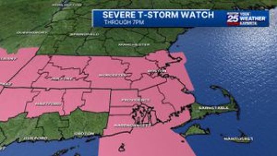 Severe thunderstorm watch issued for nearly all of Massachusetts – MASHAHER