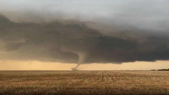 Watch as storm chasers are awe-struck by tornado that touched down in Texas – MASHAHER