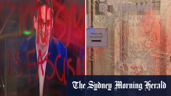 Federal MP Josh Burns’ office vandalised in Melbourne – MASHAHER