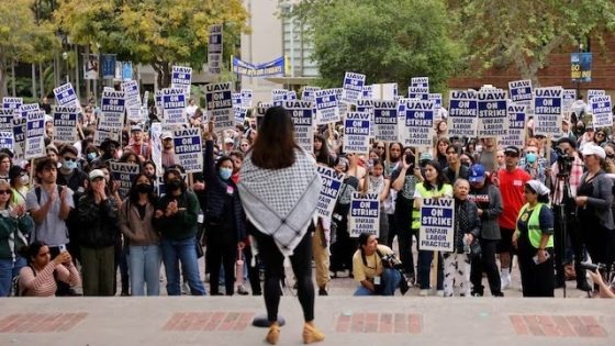 California university academics halt pro-Palestine strike, return to job – MASHAHER