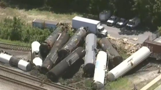 Freight train derails outside Chicago, evacuations underway – MASHAHER