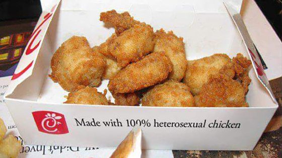 Chick-fil-A Food Packaging Purportedly Says, ‘Made With 100% Heterosexual Chicken.’ Here’s the Truth – MASHAHER