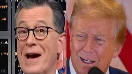 Stephen Colbert’s Audience Goes Wild With 1 Brutally Honest Message For Trump – MASHAHER