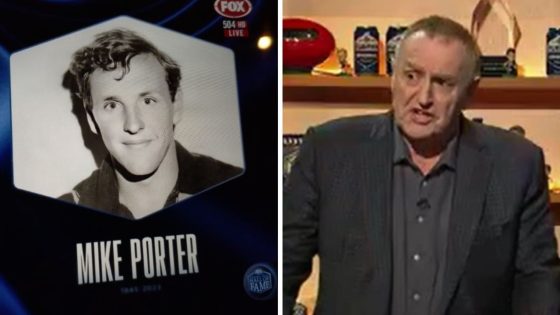 ‘He’s alive’, AFL apologises for Michael Porter In Memoriam blunder at Australian Football Hall of Fame – MASHAHER