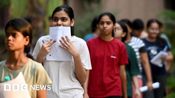 India exam chief sacked after outcry over marks – MASHAHER