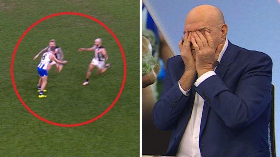 Mark Robinson and Gerard Whateley go nuclear on AFL’s explanation for non-50 metre decision, Laura Kane called out for video, umpiring under scrutiny, North Melbourne, Collingwood, reactions, latest news – MASHAHER