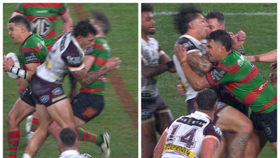 Latrell Mitchell sin bin, Jordan Riki, Rabbitohs vs. Broncos, what happened, double sin bin, rugby league news – MASHAHER