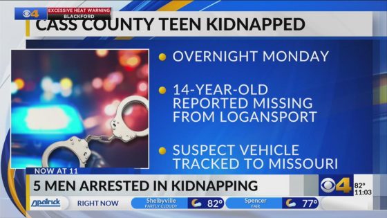 5 men arrested, charged with kidnapping after missing Indiana teen found in Missouri – MASHAHER