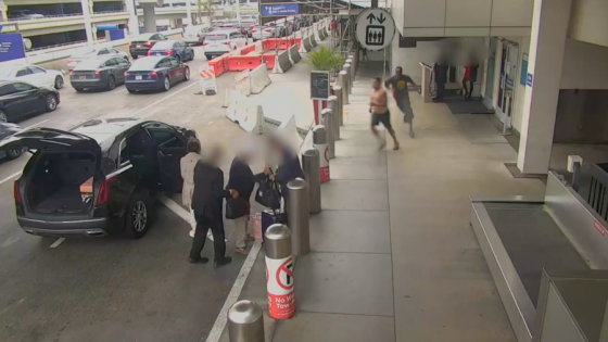 Violent road-rage fight at L.A. airport leaves elderly woman unconscious – MASHAHER