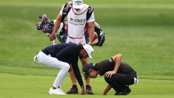 Akshay Bhatia’s golf ball falls into a fairway drain, leading to an unusual free drop – MASHAHER