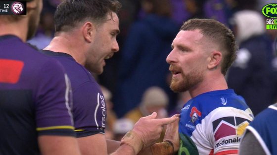 Jackson Hastings and Trent Loiero skirmish, what happened, Storm v Knights, reaction, rugby league news – MASHAHER