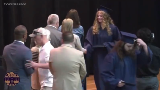 Wisconsin dad tells cops why he pushed superintendent off stage so he couldn’t shake daughter’s hand – MASHAHER