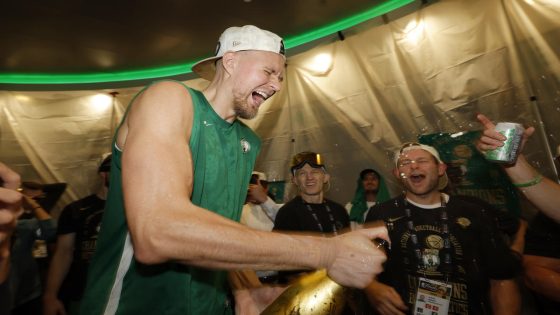 Celtics center Kristaps Porzingis to have surgery after ‘rare’ leg injury, NBA Finals win – MASHAHER