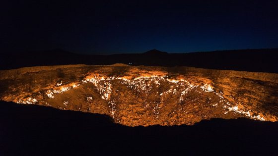 Turkmenistan’s methane-fueled fire pit that has been burning since 1971 – MASHAHER