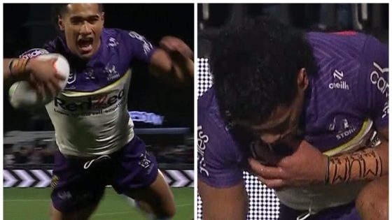 Melbourne Storm, Sualauvi Fa’alogo, swan dive, try celebration, injured himself, watch, video, highlights, news, Craig Bellamy – MASHAHER