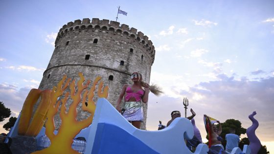 Thousands attend annual EuroPride parade in Greek city of Thessaloniki amid heavy police presence – MASHAHER