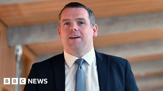 Douglas Ross to resign as leader of Scottish Conservatives – MASHAHER