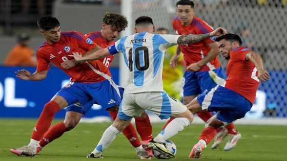 Lionel Messi, battered by Chile and ‘playing with pain,’ gets lift from Argentina teammates at Copa América – MASHAHER