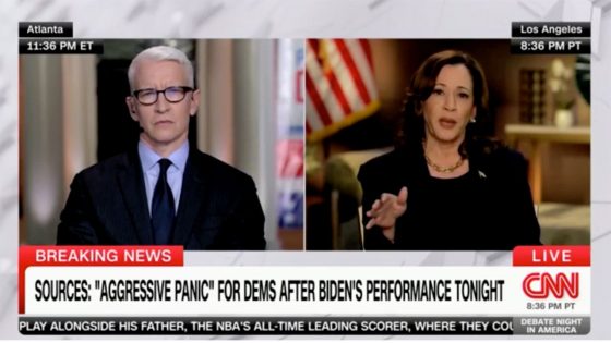 Frustrated Kamala Harris clashes with CNN’s Anderson Cooper after Biden’s rough debate – MASHAHER