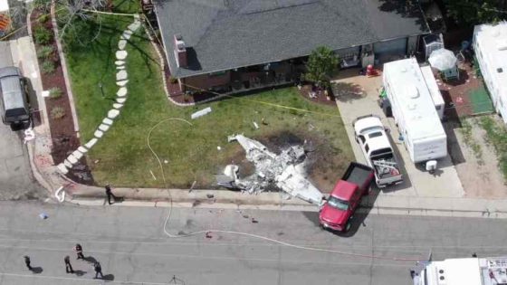 Plane crashes in front yard of Arvada home, neighbors pull victims out of wreckage – MASHAHER