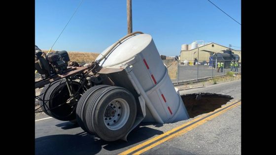 Trailer swallowed by sinkhole in Madera. Residents should reduce water use, city asks – MASHAHER