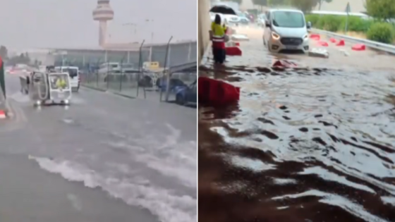 Majorca airport flooded as over 100 flights affected by massive storm, leaving Britons scrambling – MASHAHER