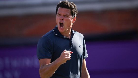 Former world No. 3 Raonic has slipped to 186th in the rankings after three years of injury problems but the Canadian still possesses one of the gameâs potent serves. He wasnât broken. – MASHAHER