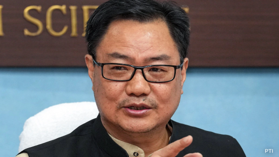 In Pro Tem Speaker Row, Kiren Rijiju Slams Congress, Says “Am Ashamed” – MASHAHER