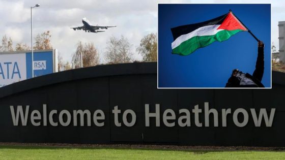 Heathrow embroiled in fresh row after staff seen wearing Palestine flag badges – MASHAHER