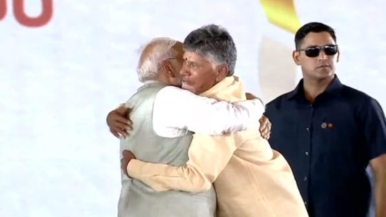 Chandrababu Naidu’s Special Moment With PM Modi After Oath – MASHAHER