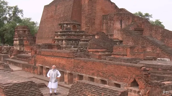 PM Narendra Modi Visits Ruins Of Ancient Nalanda University In Bihar’s Rajgir – MASHAHER