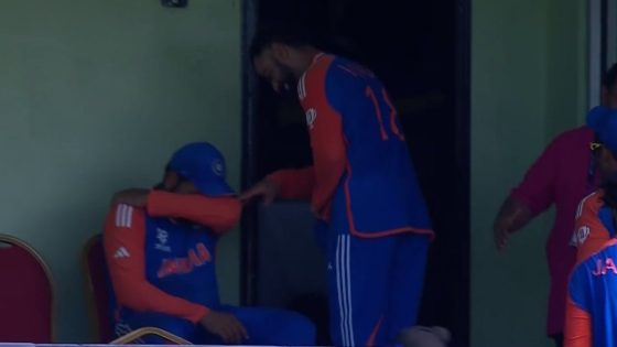 Watch: Virat Kohli comforts emotional Rohit Sharma after India reach T20 World Cup final – MASHAHER