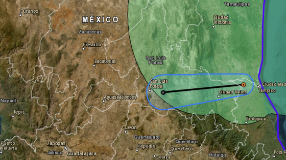 Maps show path of Alberto, hurricane season’s first named storm, as it moves over Mexico – MASHAHER