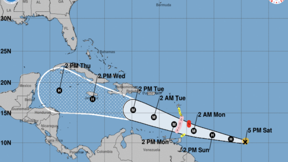 Hurricane Beryl maps show path and landfall forecast – MASHAHER