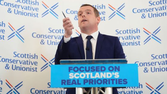 Douglas Ross to resign as leader of Scottish Conservatives after general election | Politics News – MASHAHER