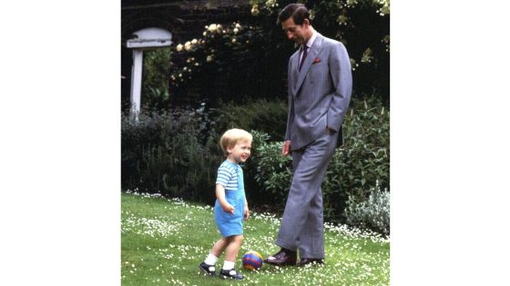 Prince William posts picture of him as a boy playing football with King to mark Father’s Day | UK News – MASHAHER