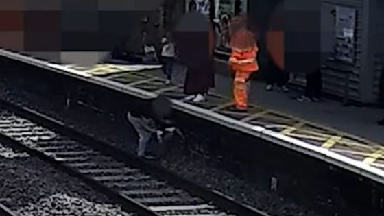 LNER releases footage showing moment child was rescued from rail track seconds before train passed through | UK News – MASHAHER