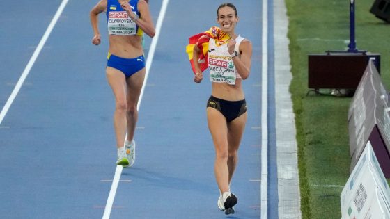 Spain’s race walker Laura Garcia-Caro overtaken after celebrating bronze medal before finish line | World News – MASHAHER