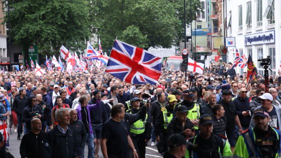 Heavy police presence in London as protests heat up and Champions League final draws closer | UK News – MASHAHER